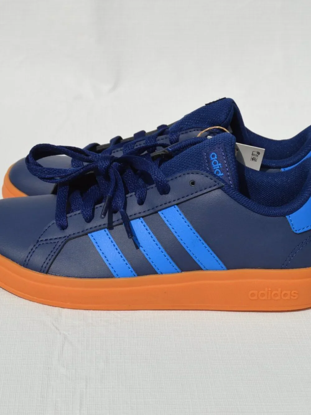 Adidas Grand Court Lifestyle Tennis Lace-Up Shoes Size 3 (New)
